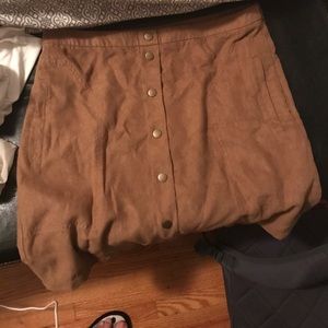 Brown skirt