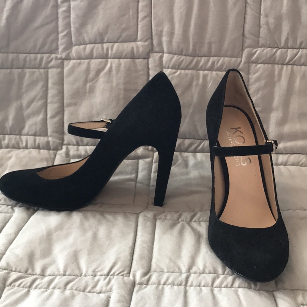 KORS Michael Kors black Mary Jane pumps