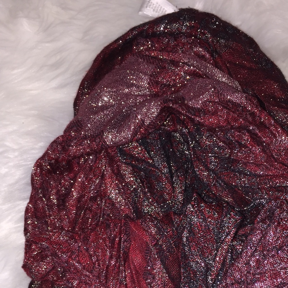 Infinity scarf with silver flex