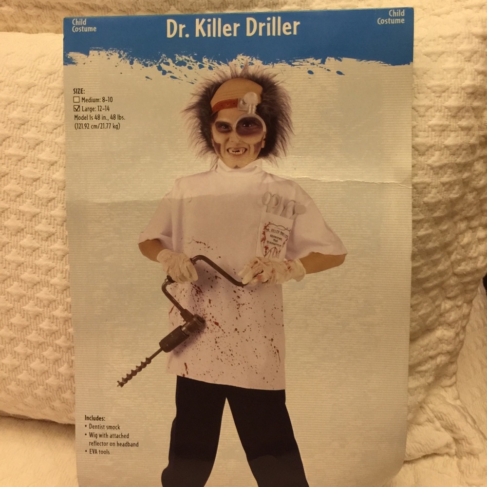 Dr. Killer Driller costume