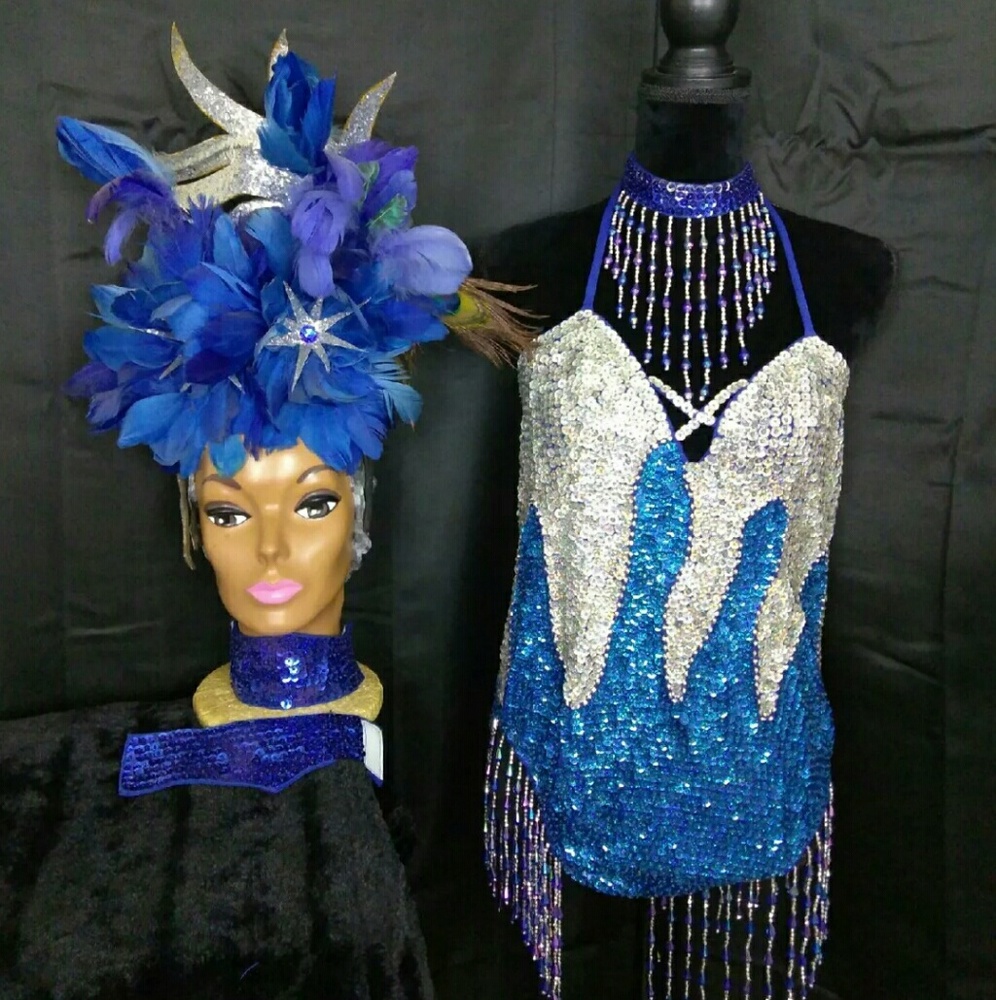 SHOW GIRL CUSTOM MADE COSTUME