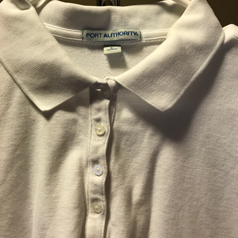 All white polo - Picture 3 of 4