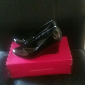 Black Patent leather Wedge Size 7.5