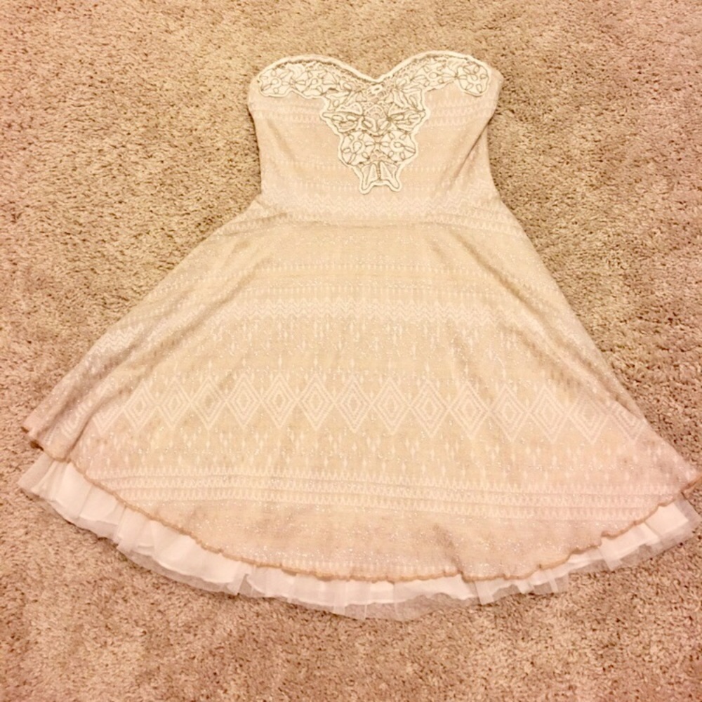 🔥 FREE PEOPLE Strapless A-line dress