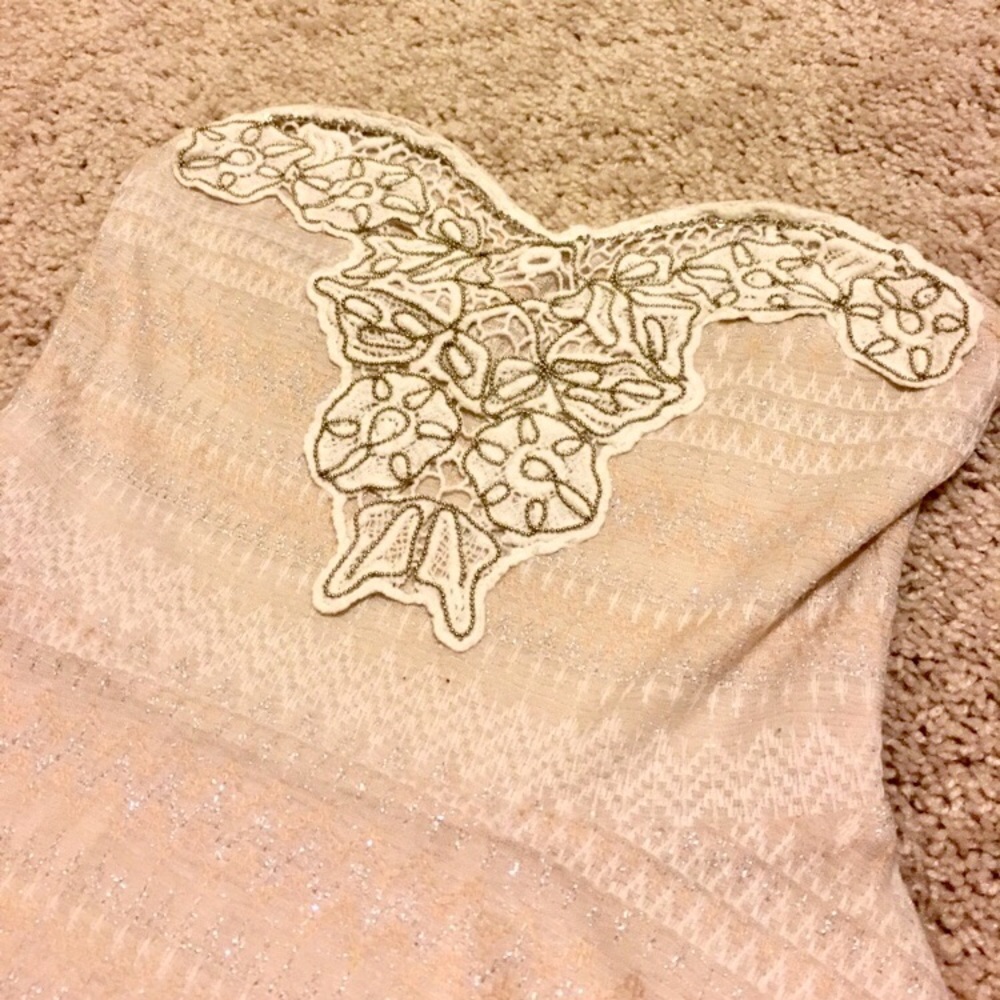 🔥 FREE PEOPLE Strapless A-line dress - Picture 3 of 3