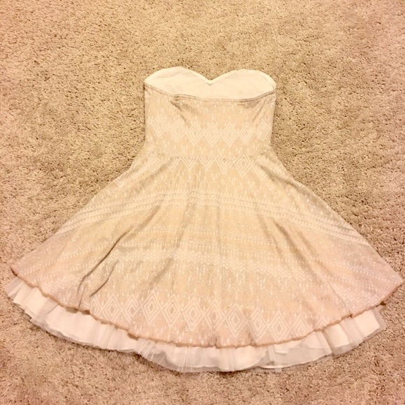 🔥 FREE PEOPLE Strapless A-line dress - Picture 2 of 3