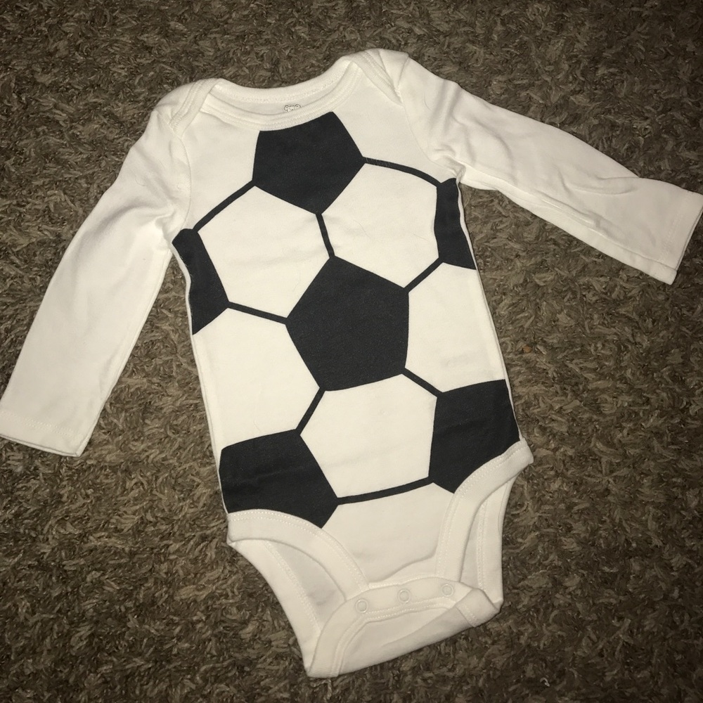 Baby soccer ⚽️onesie