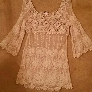 Body Central Lacey Crochet Top