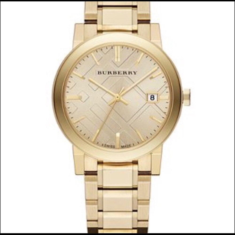 Women's Burberry watch.