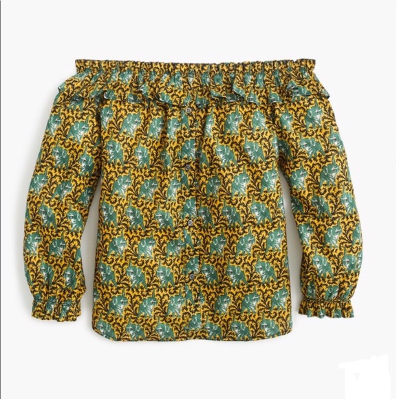 J.Crew Off-The-Shoulder Top - Picture 3 of 3