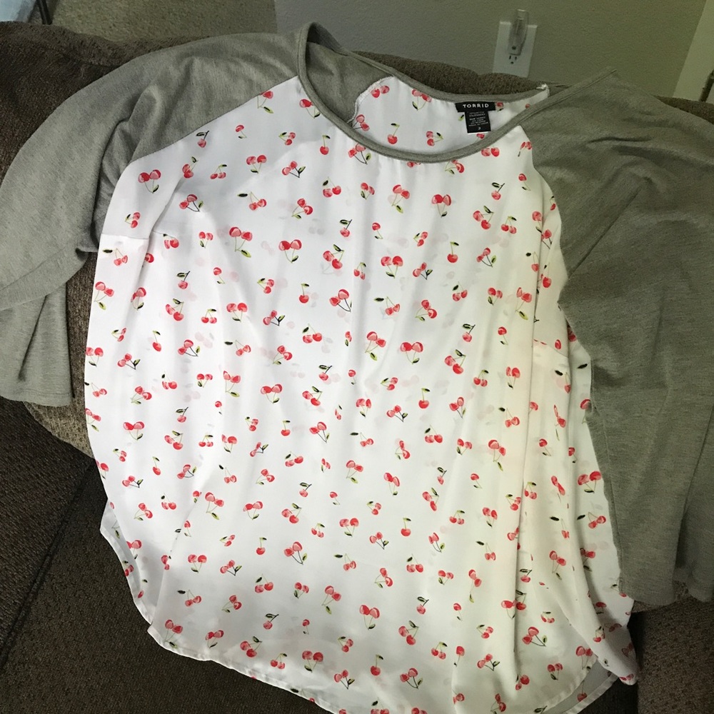 Torrid Cherries Softball Shirt