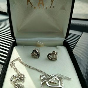 Necklace & earrings from KAY Jewelers