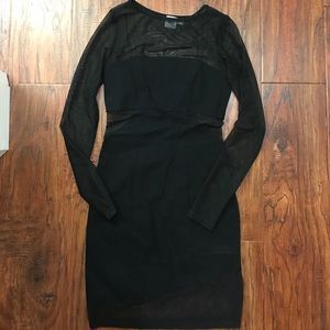 Asos sheer mesh black dress Asos sheer mesh black dress