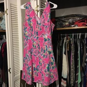 Lilly Pulitzer fit and Flare dress XL