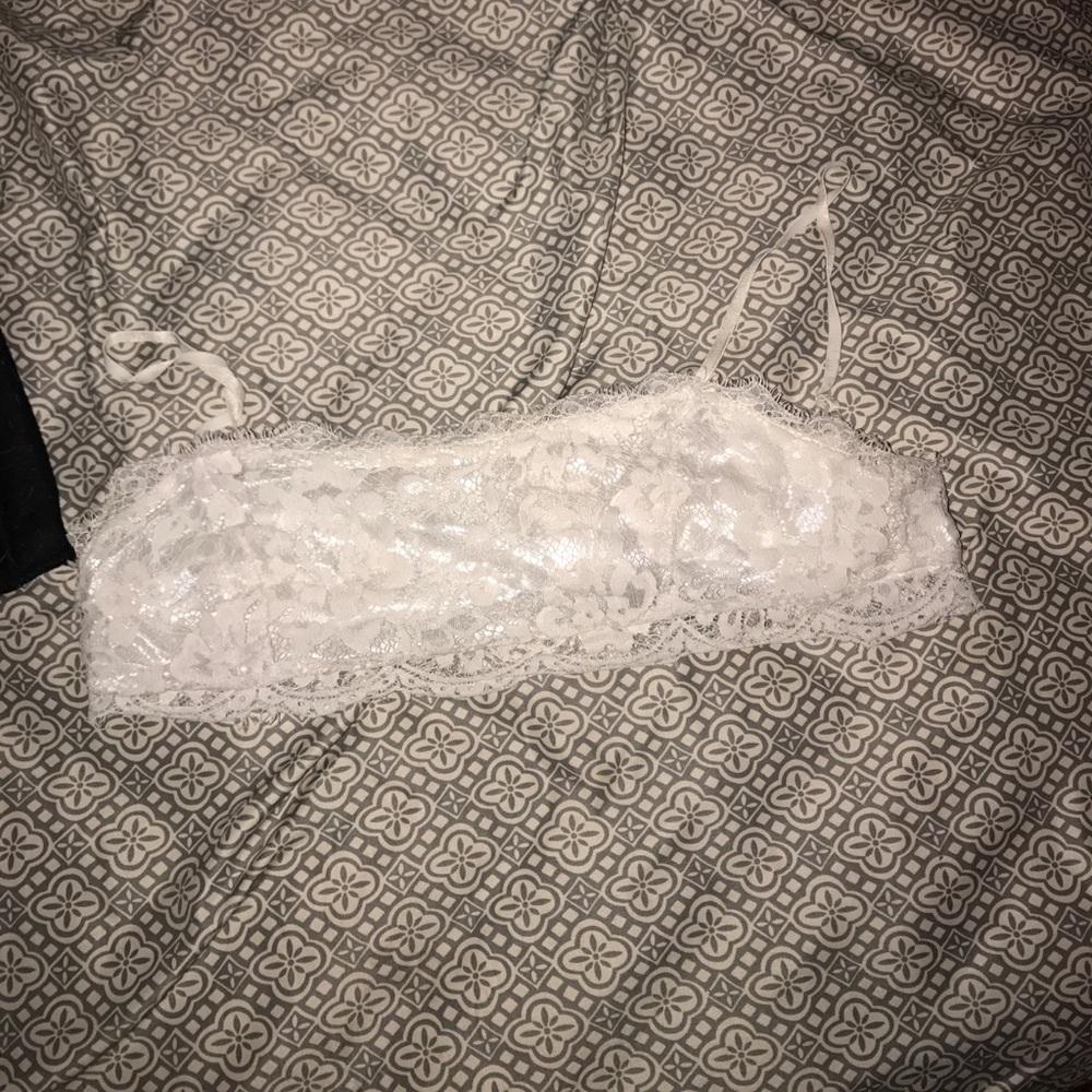 White bralette