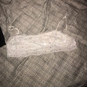 White bralette