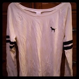 White Victoria Secret PINK long sleeve top
