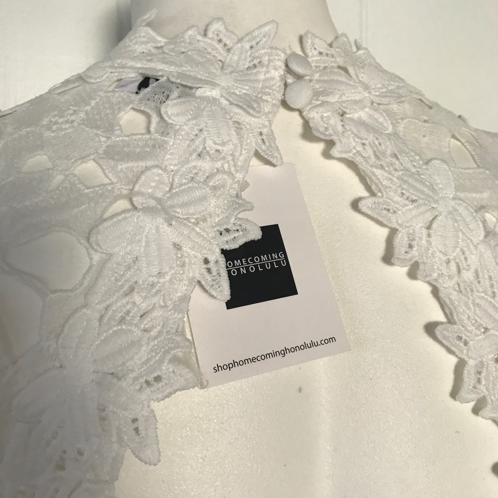 NWT Dreamweaver Lace Bodycon Ivory Size Medium - Picture 4 of 4