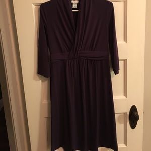 Cross front maternity dress