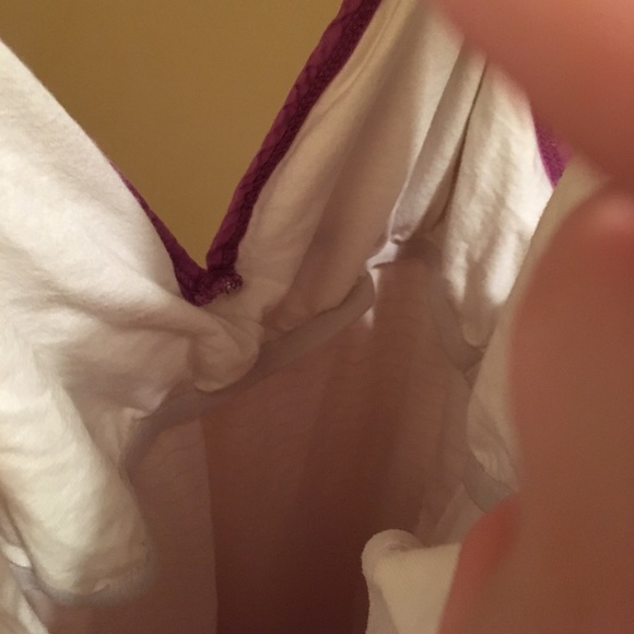 Purple and White Ombré Striped Dress - Picture 5 of 5