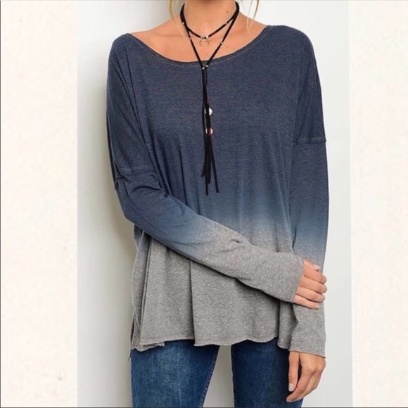 Free People Tops - Free People ombré cotton top