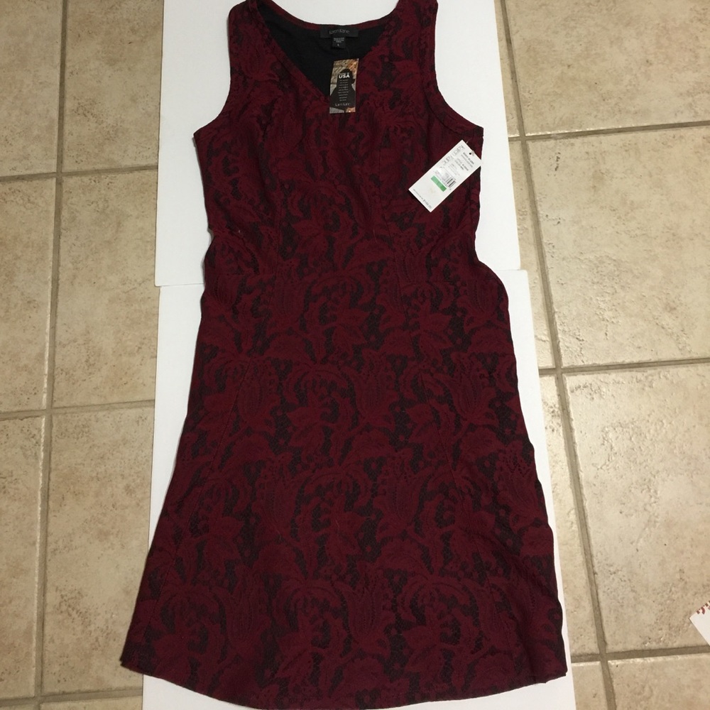 Beautiful red and black dress