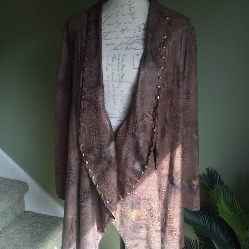 Alberto Makali Lightweight Multicolor Brown Jacket