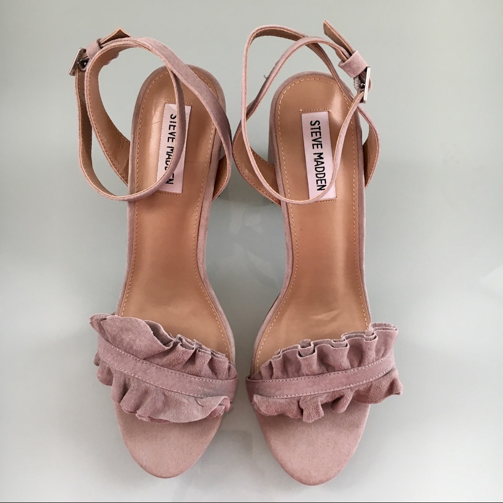 Steve Madden Suede Sandals. 9.5M. NEW - Picture 1 of 4