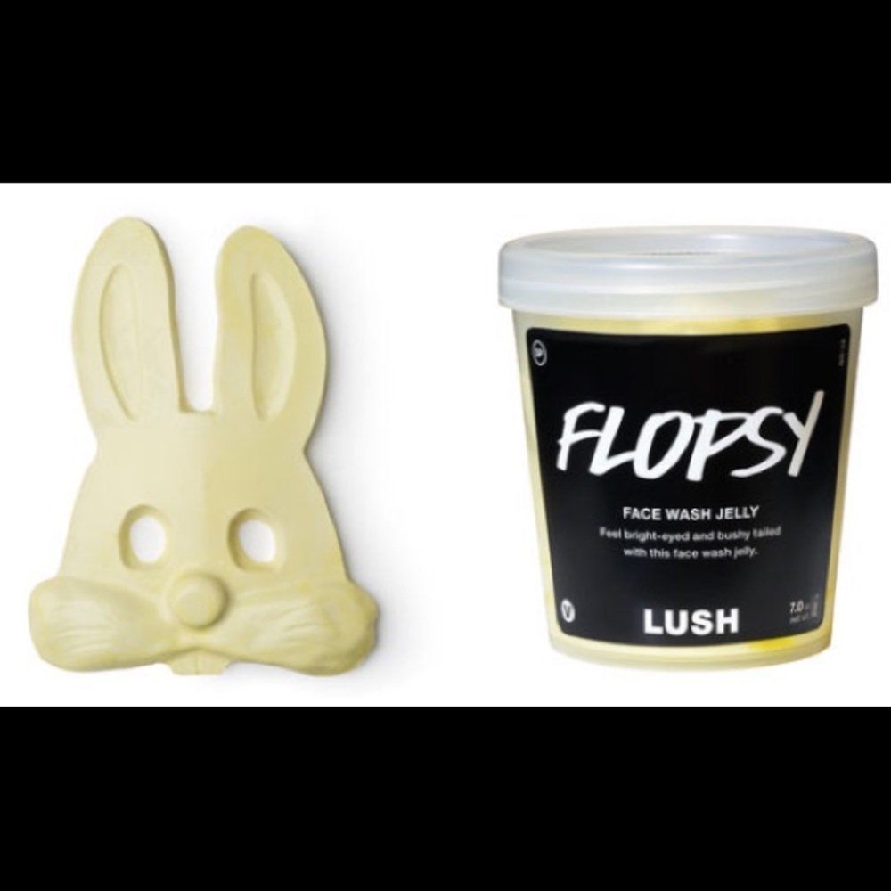 LUSH cosmetics FLOPSY face wash jelly 🐰🥕