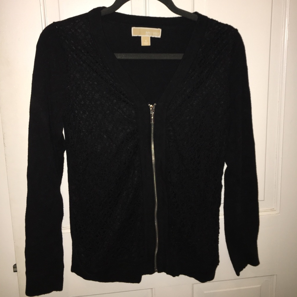 Michael Kors Zip Front Sweater