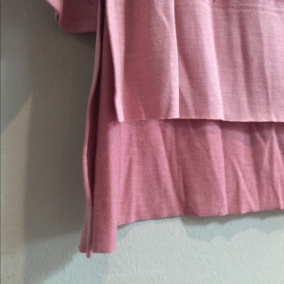 LAST 1: Dusty Blush Long Sleeve Tunic Top - Picture 4 of 5