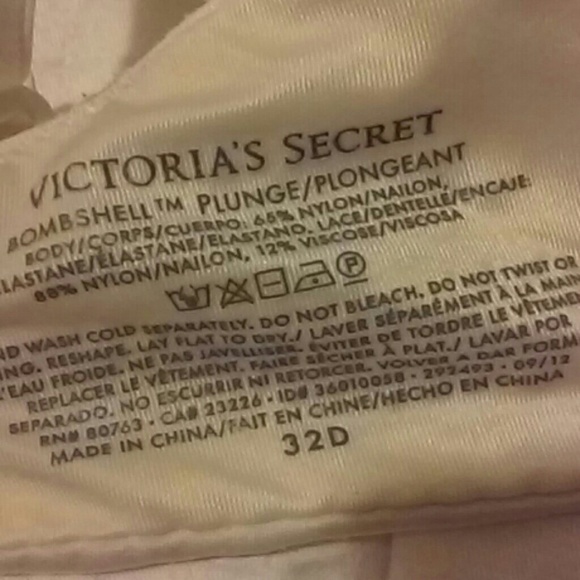 VS bombshell white and black lace sexy bra - Picture 4 of 4