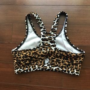 Leopard Print Sports Bra