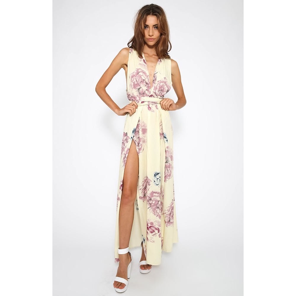 LAST CALL Floral Maxi Dress