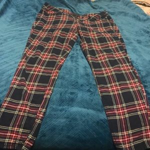 Forever 21plus plaid pant size 16