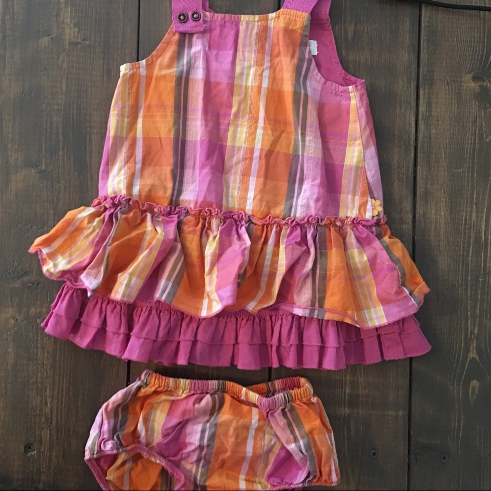 The Children's Place plaid dress, 6-9 months
