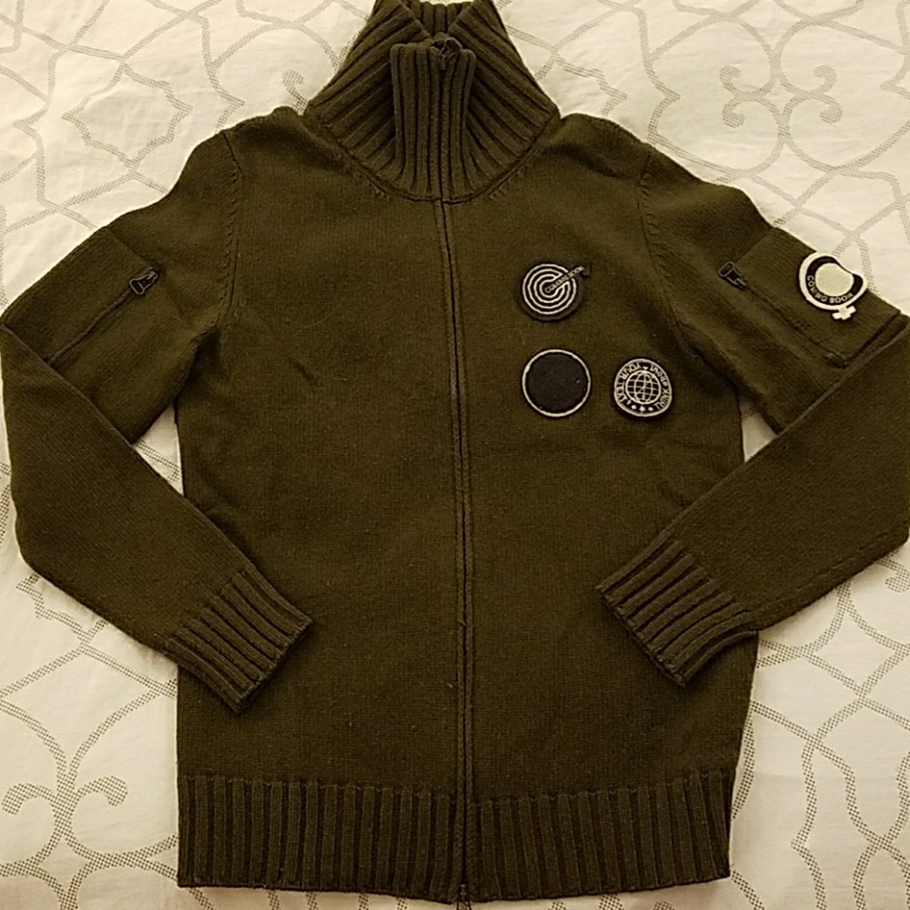 Mens Coming Soon zip up sweater