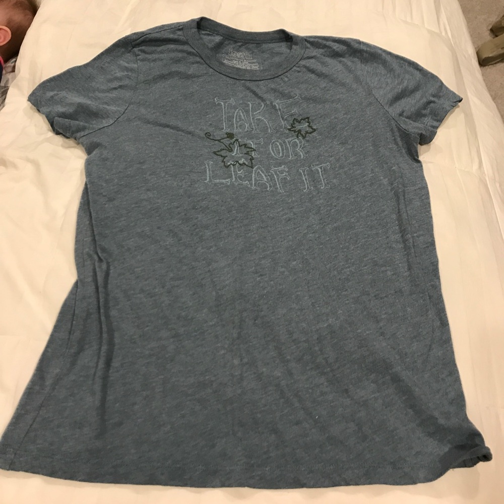 Fossil XL blue embroidered t-shirt