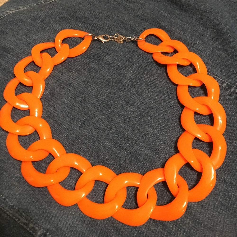 Fornash tizzy necklace in orange