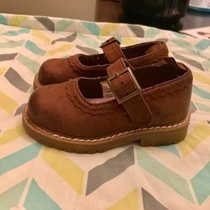 Baby Gap Brown Leather Mary Janes