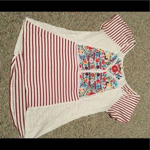 Embroidered top