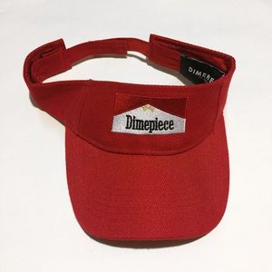 Red Dimepiece Logo Visor