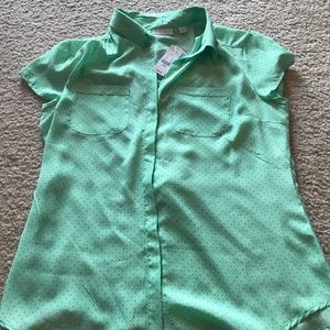 New York and Company Silk Blouse