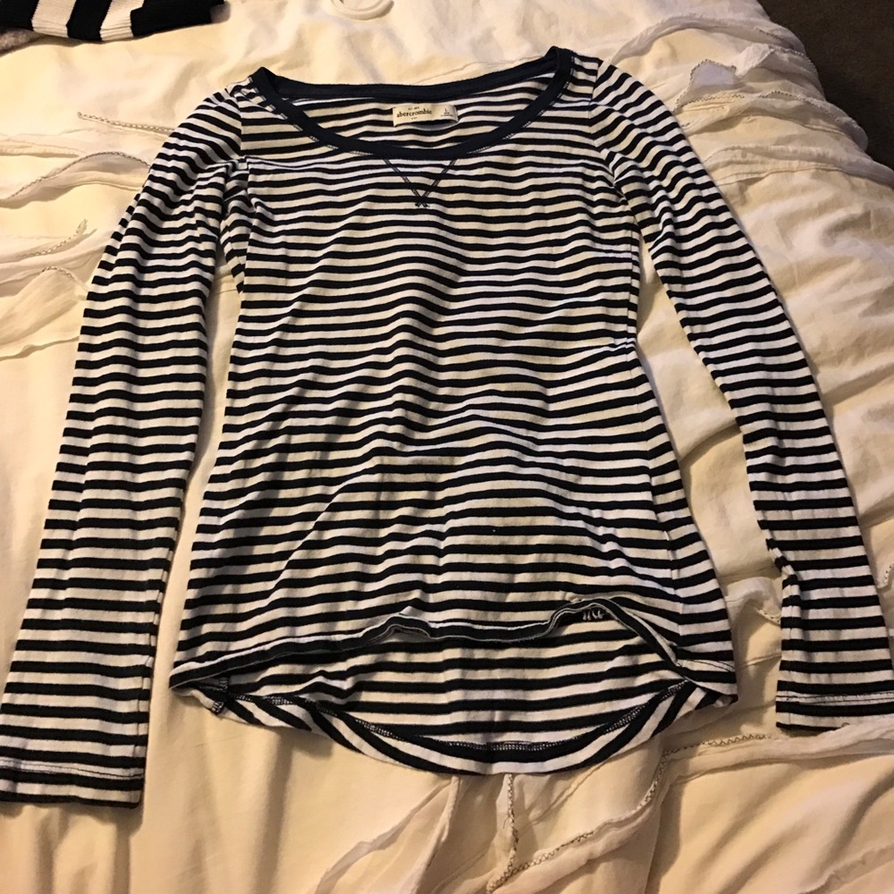 Abercrombie Striped Long Sleeve Shirt