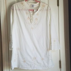Ninety White Blouse  in XL - NWT