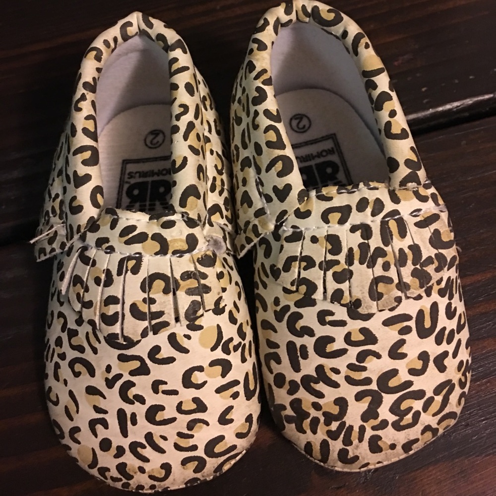 Cheetah moccasin shoes