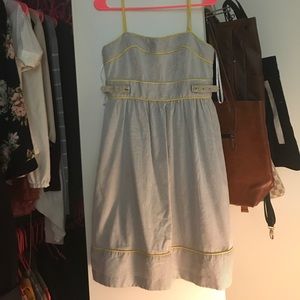 Strip blue and white dress