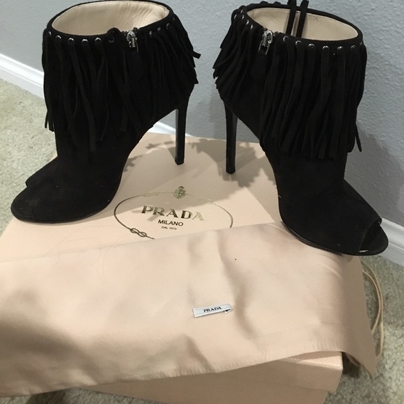 Prada fringe booties size 36 - Picture 4 of 4