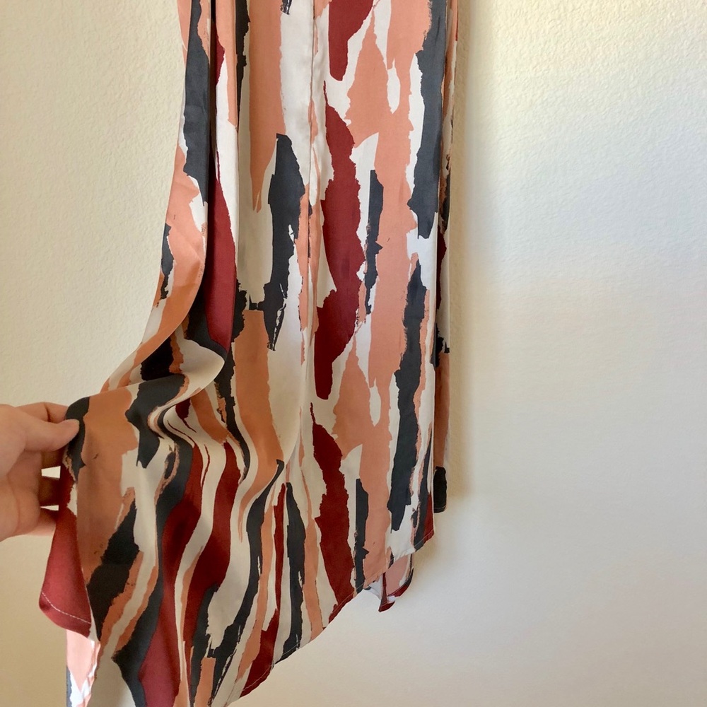 ❤️🌹Nordstrom Satin asymmetrical dress - Picture 3 of 7