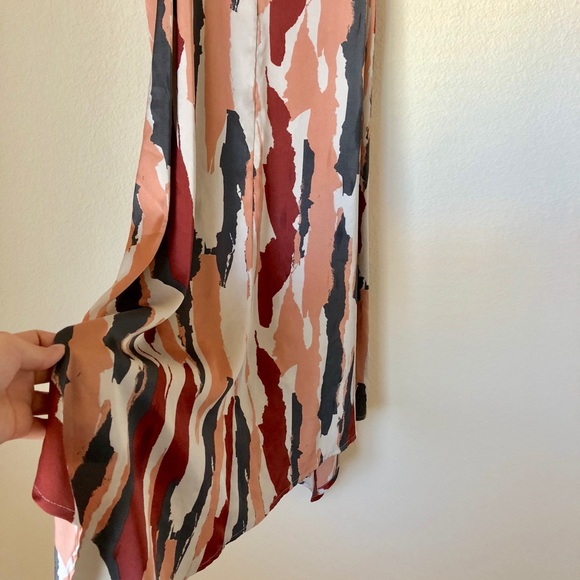 ❤️🌹Nordstrom Satin asymmetrical dress - Picture 3 of 7